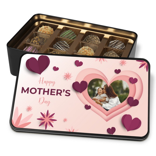 Happy Mothers Day Handmade Chocolates In A Personalized Keepsake Tin