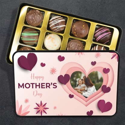 Happy Mothers Day Handmade Chocolates In A Personalized Keepsake Tin