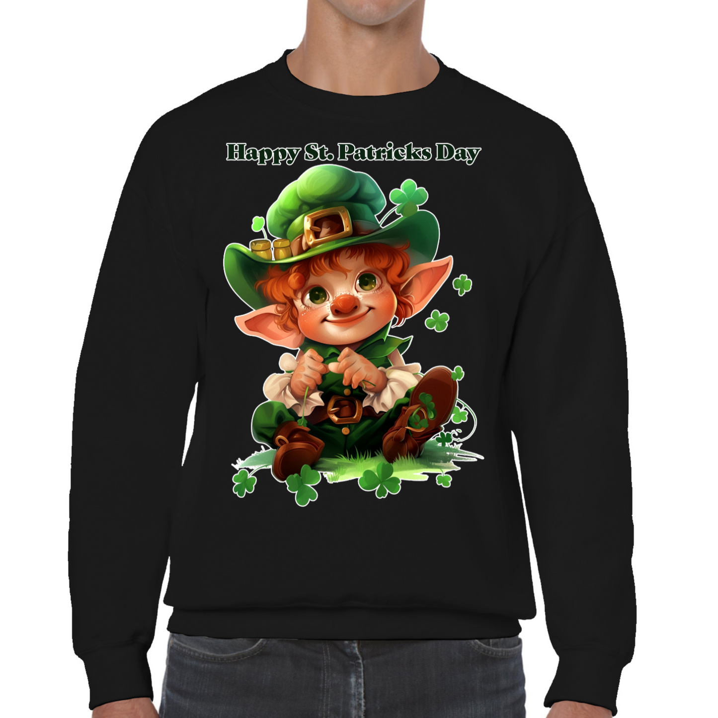 Cute Leprechaun St Patrick's Day Sweatshirt