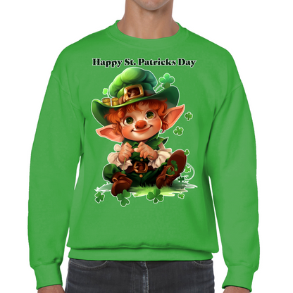 Cute Leprechaun St Patrick's Day Sweatshirt