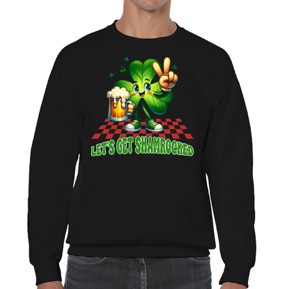 Let's Get Shamrocked St Patrick's Day Sweatshirt