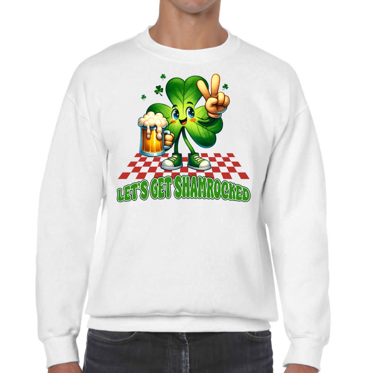 Let's Get Shamrocked St Patrick's Day Sweatshirt