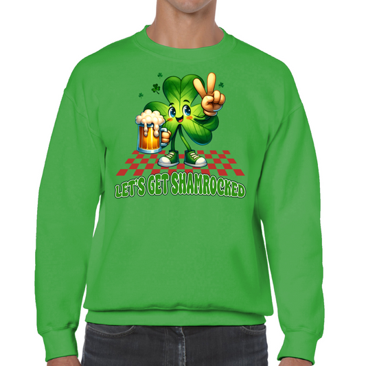 Let's Get Shamrocked St Patrick's Day Sweatshirt