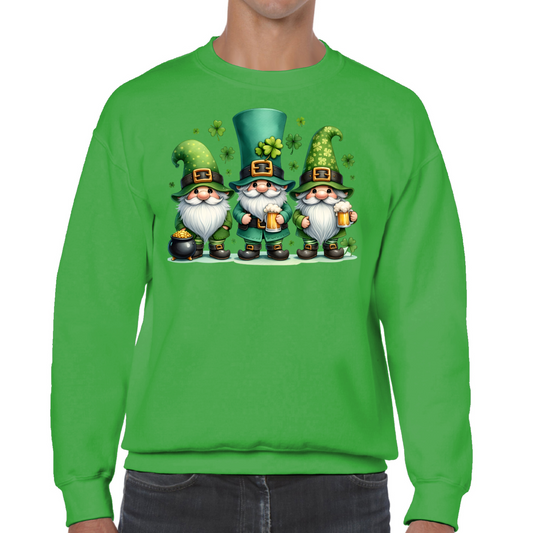 Beer Gnomes St Patrick's Day Sweatshirt