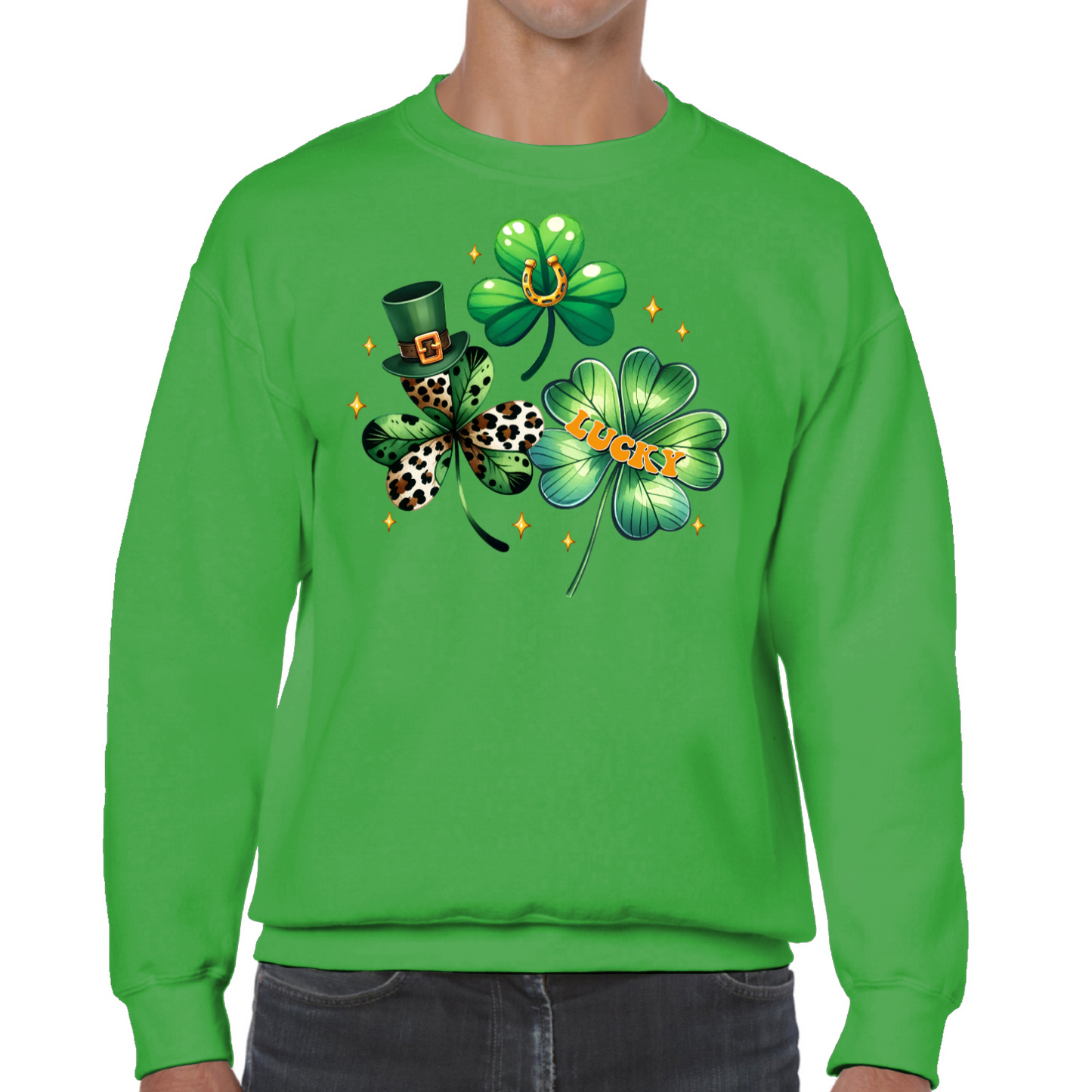 Lucky Clovers St Patrick's Day Sweatshirt