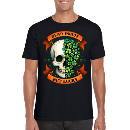 Dead Inside But Lucky St Patrick's Day T-Shirt