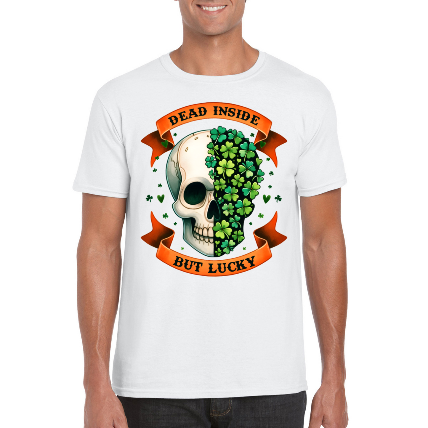 Dead Inside But Lucky St Patrick's Day T-Shirt