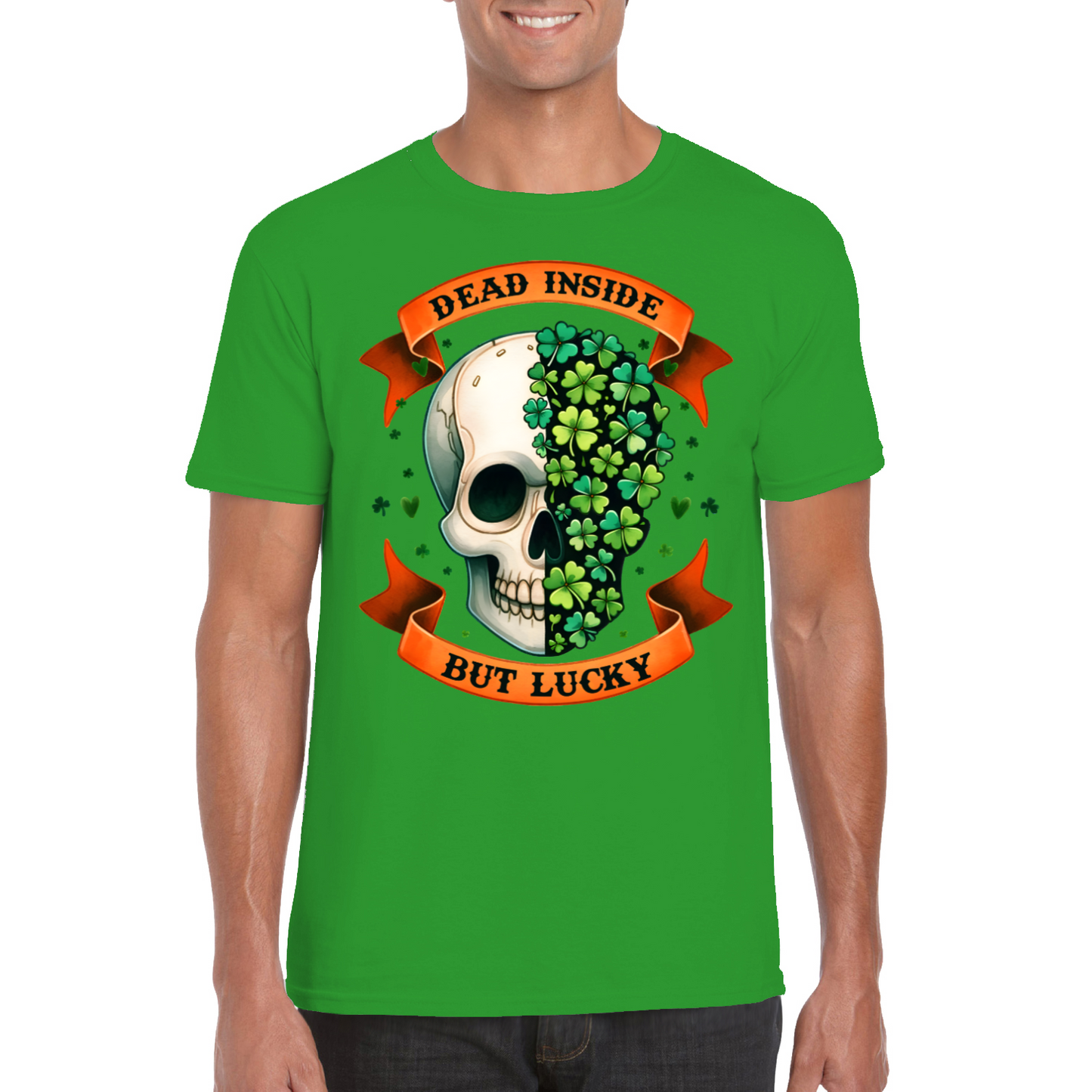 Dead Inside But Lucky St Patrick's Day T-Shirt