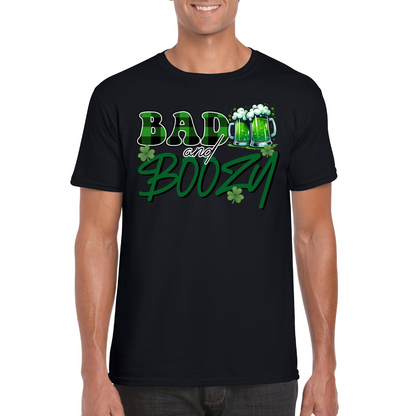 Bad and Boozy St Patrick's Day T-Shirt