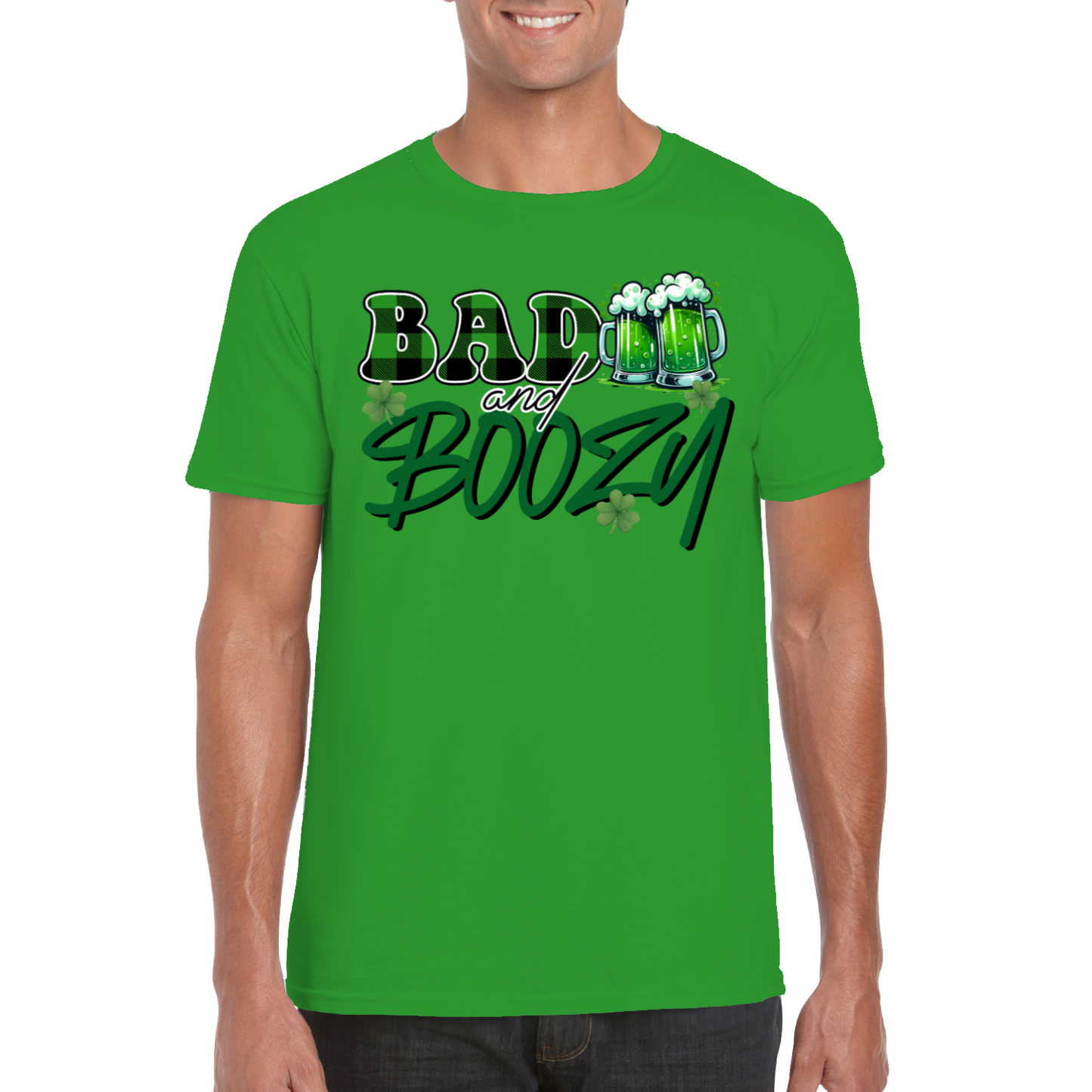 Bad and Boozy St Patrick's Day T-Shirt