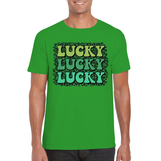 Lucky Lucky Lucky St Patrick's Day T-Shirt