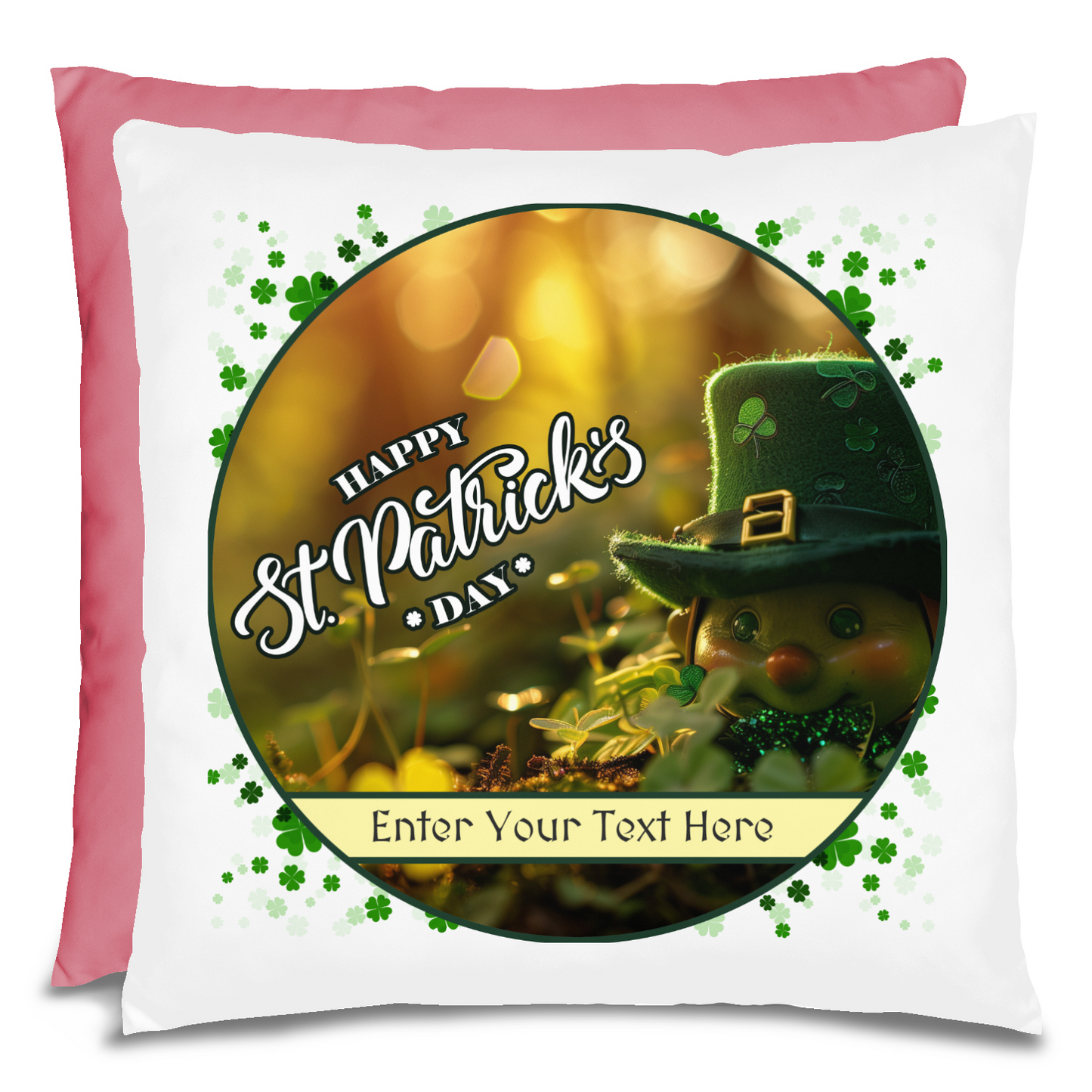 Cheeky Leprechaun St Patrick's Day Pillow