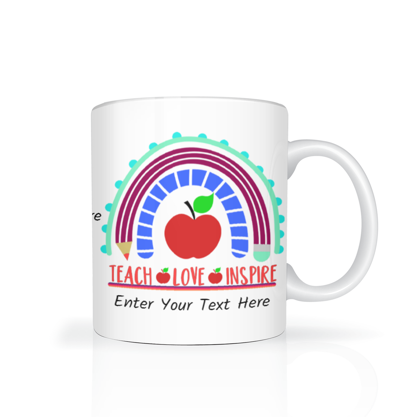 Teach Love Inspire Two Tone Mug