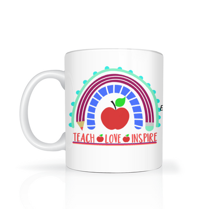 Teach Love Inspire Two Tone Mug