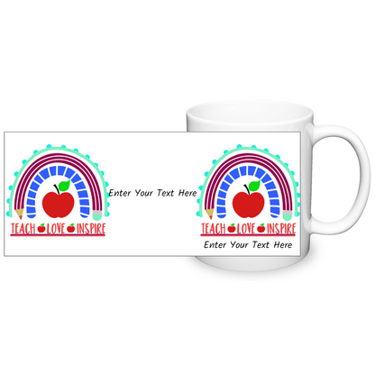 Teach Love Inspire Two Tone Mug