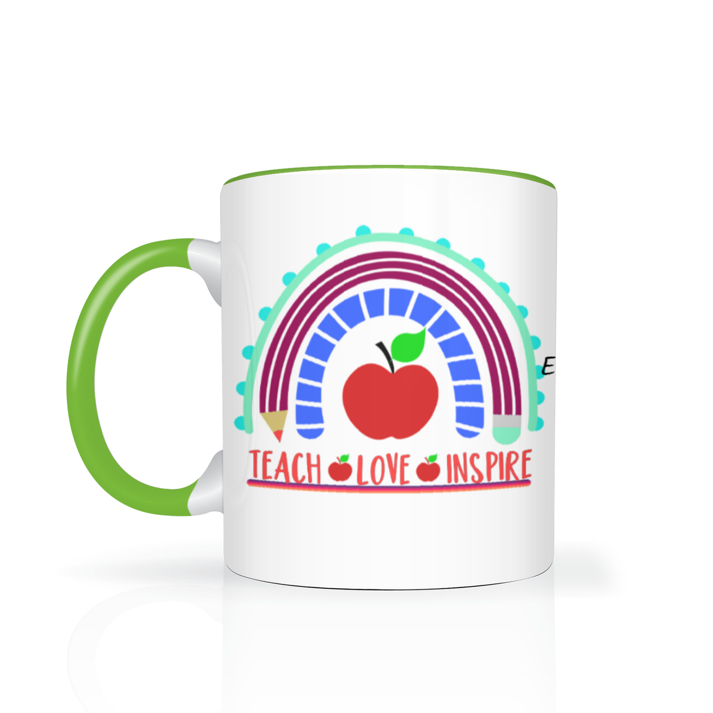 Teach Love Inspire Two Tone Mug