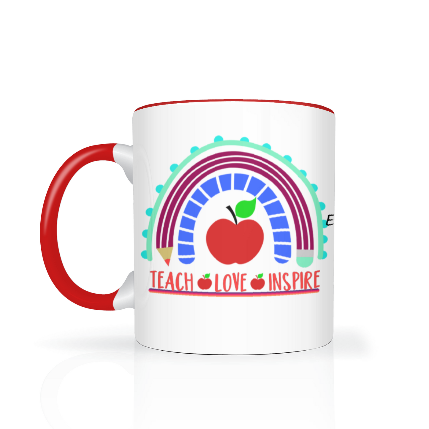 Teach Love Inspire Two Tone Mug