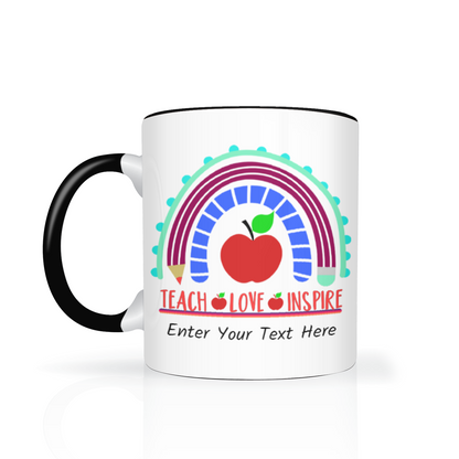 Teach Love Inspire Two Tone Mug