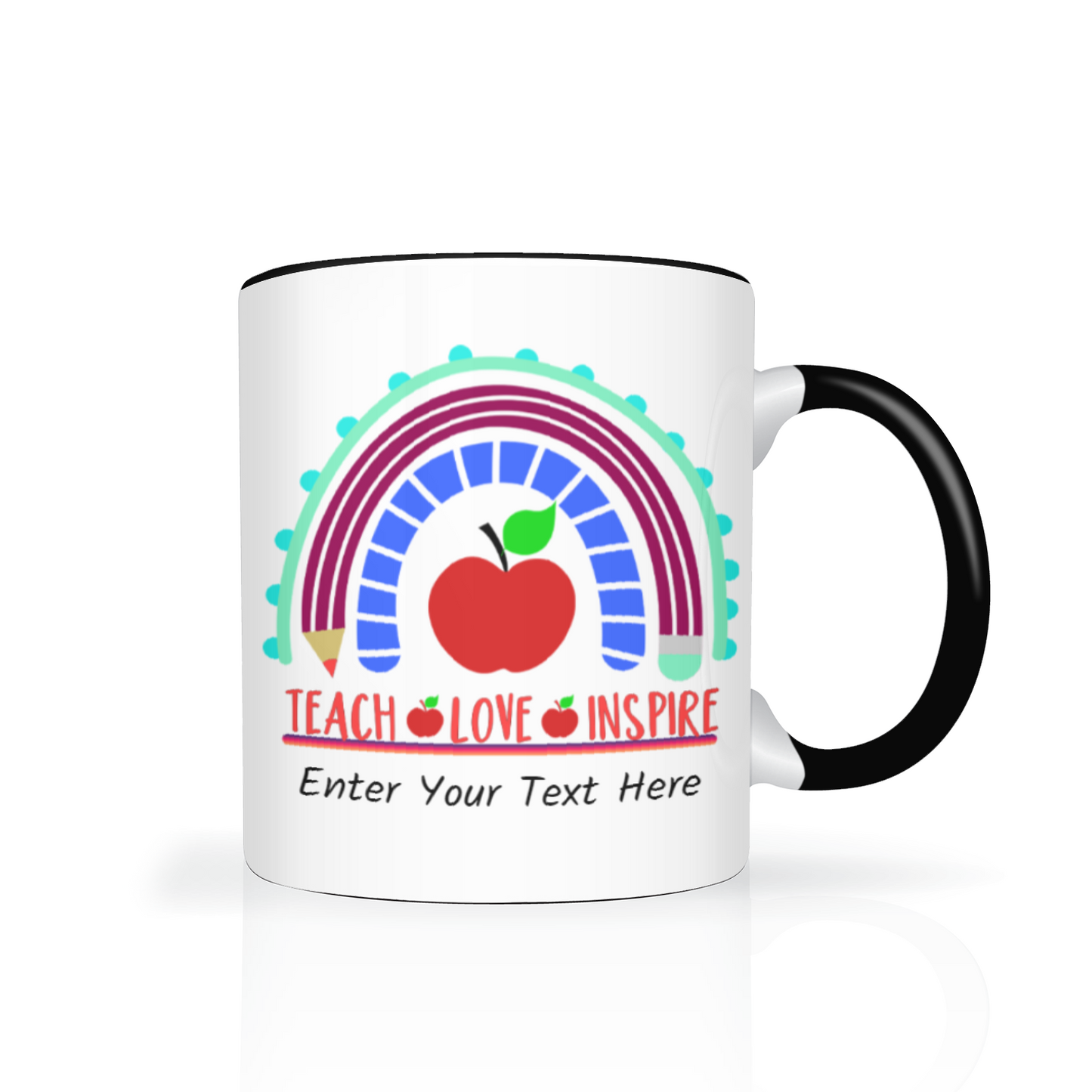 Teach Love Inspire Two Tone Mug