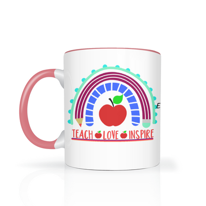 Teach Love Inspire Two Tone Mug