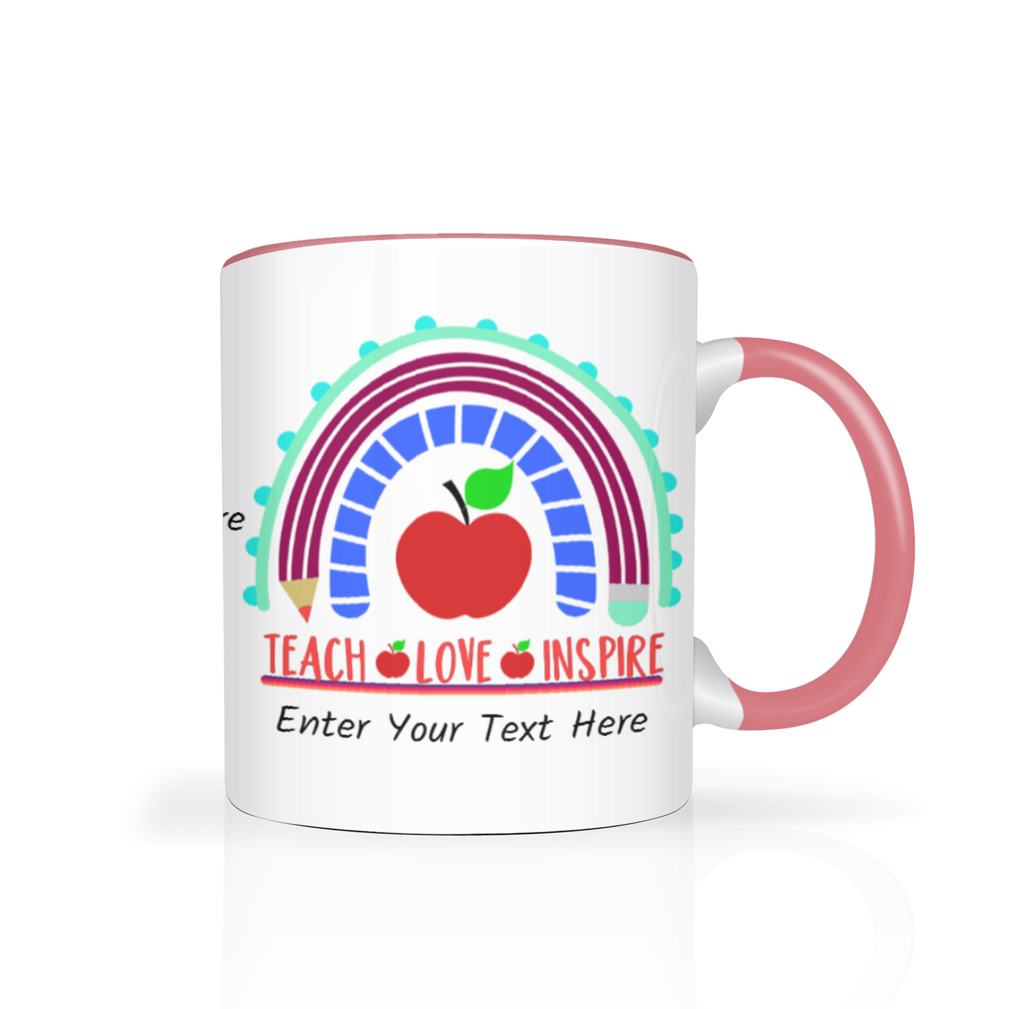 Teach Love Inspire Two Tone Mug