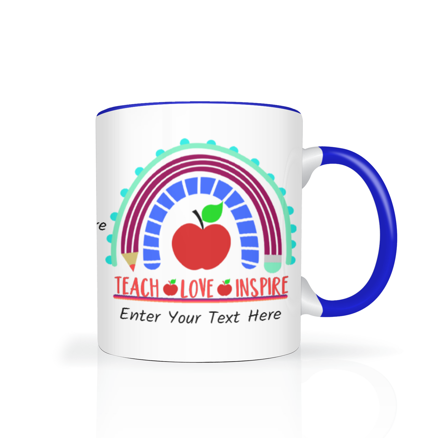 Teach Love Inspire Two Tone Mug