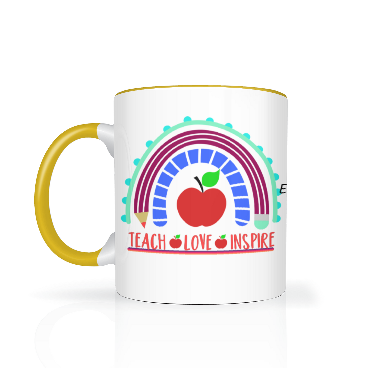 Teach Love Inspire Two Tone Mug