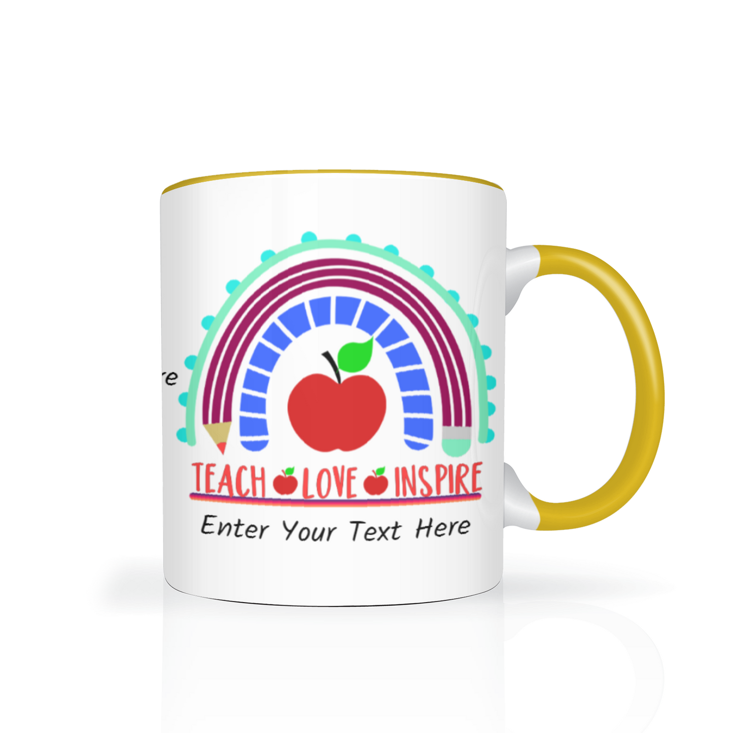 Teach Love Inspire Two Tone Mug