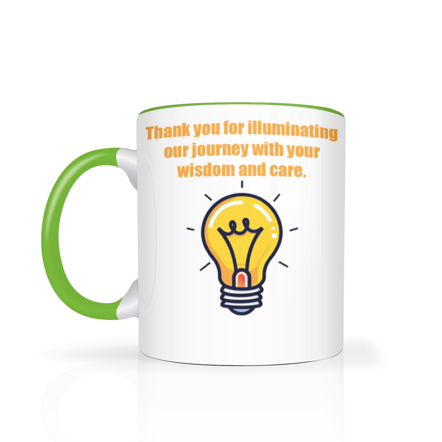 Thank You For Illuminating My Journey Two Tone Mug