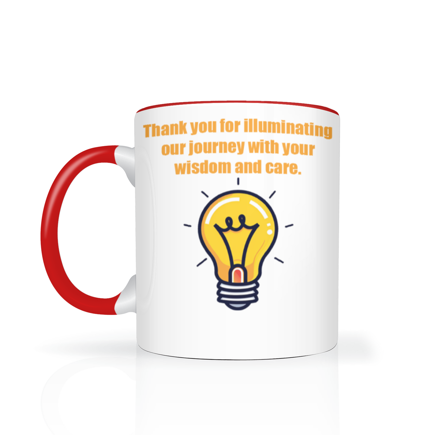 Thank You For Illuminating My Journey Two Tone Mug