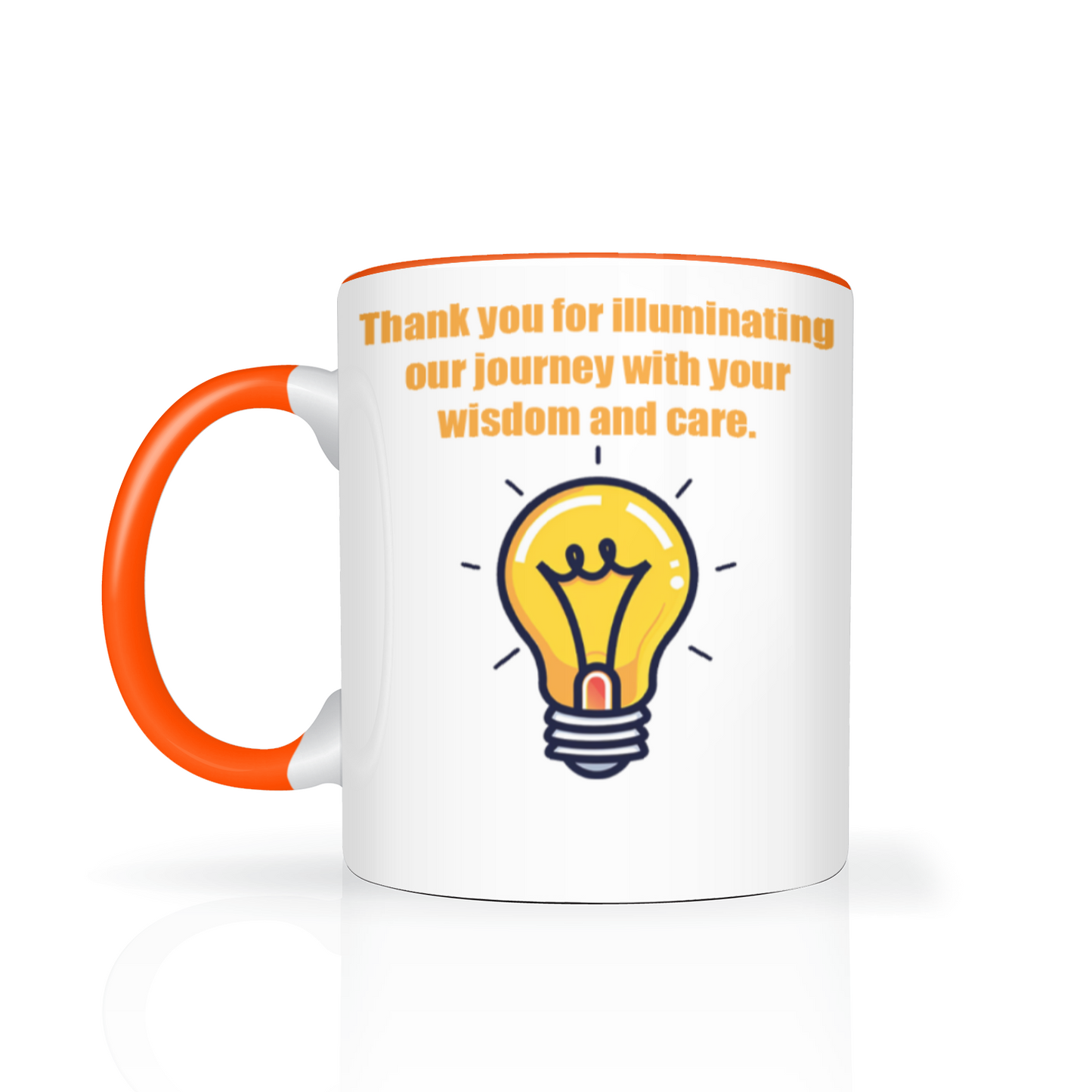 Thank You For Illuminating My Journey Two Tone Mug