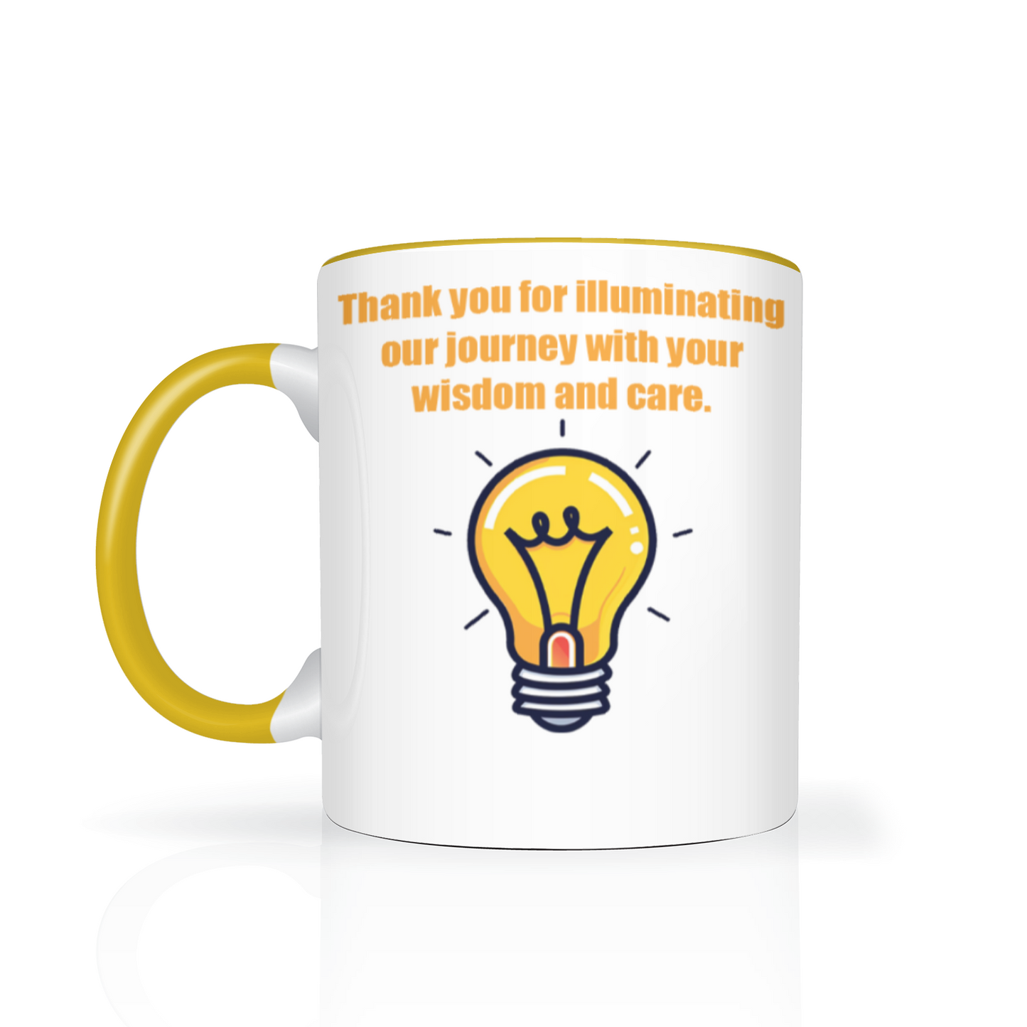 Thank You For Illuminating My Journey Two Tone Mug