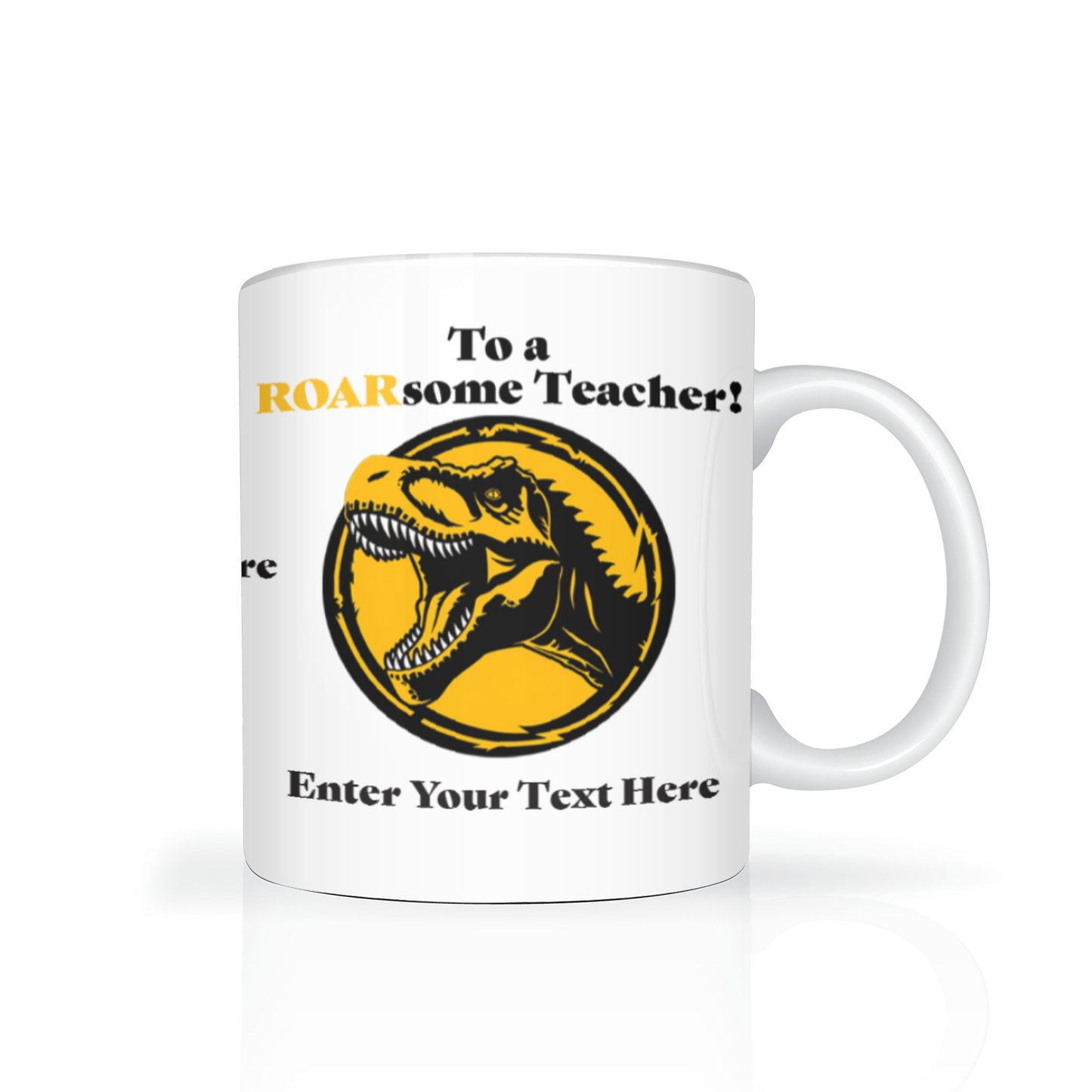 To A ROARsome Teacher Two Tone Mug