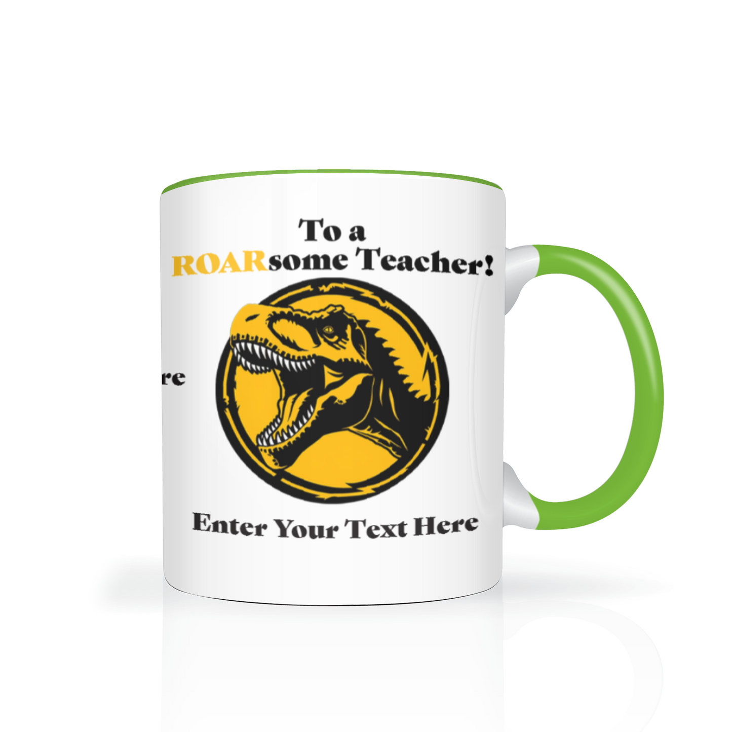 To A ROARsome Teacher Two Tone Mug