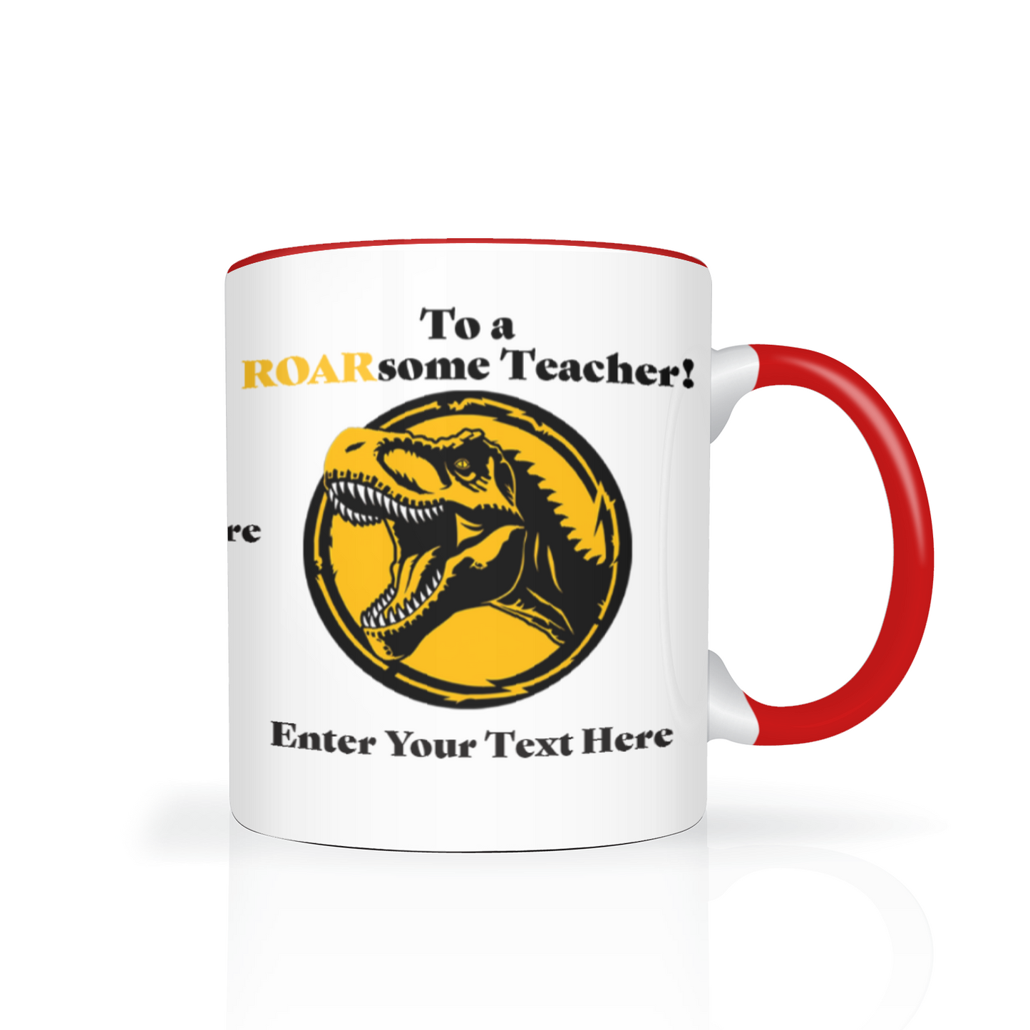 To A ROARsome Teacher Two Tone Mug