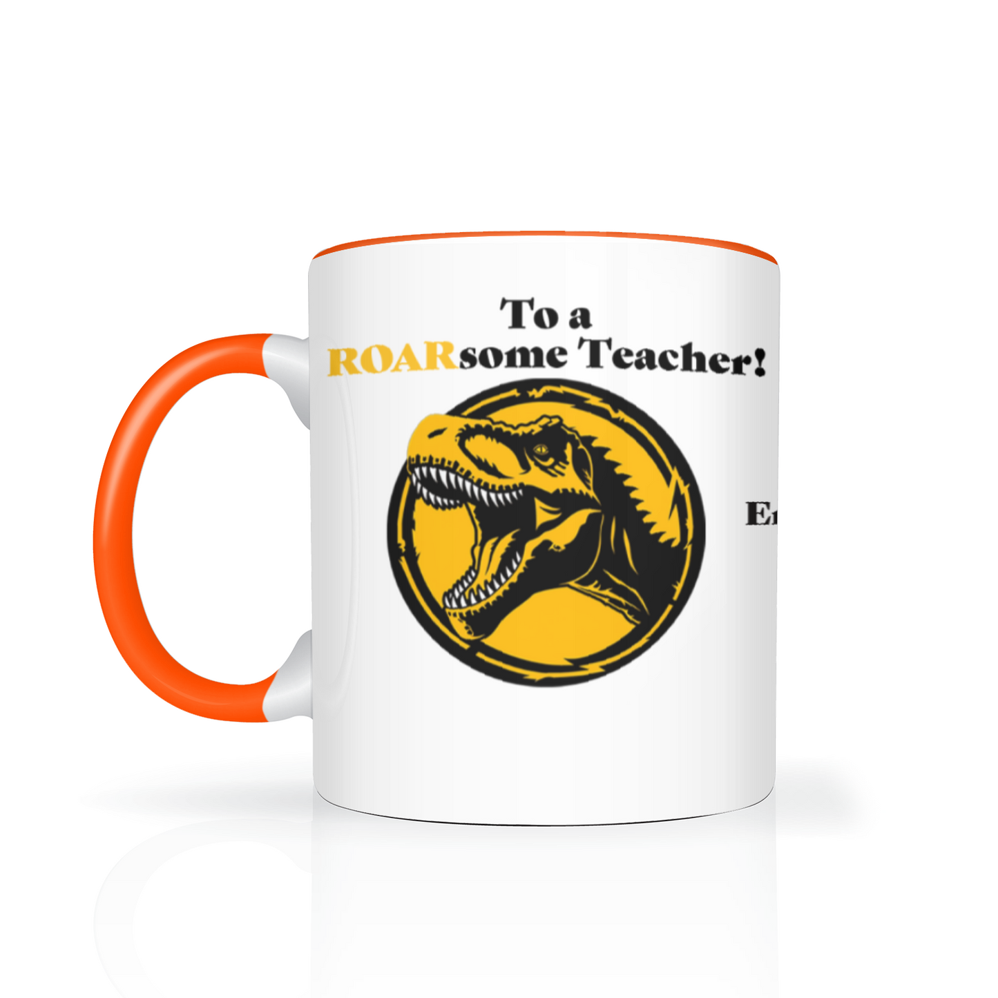 To A ROARsome Teacher Two Tone Mug