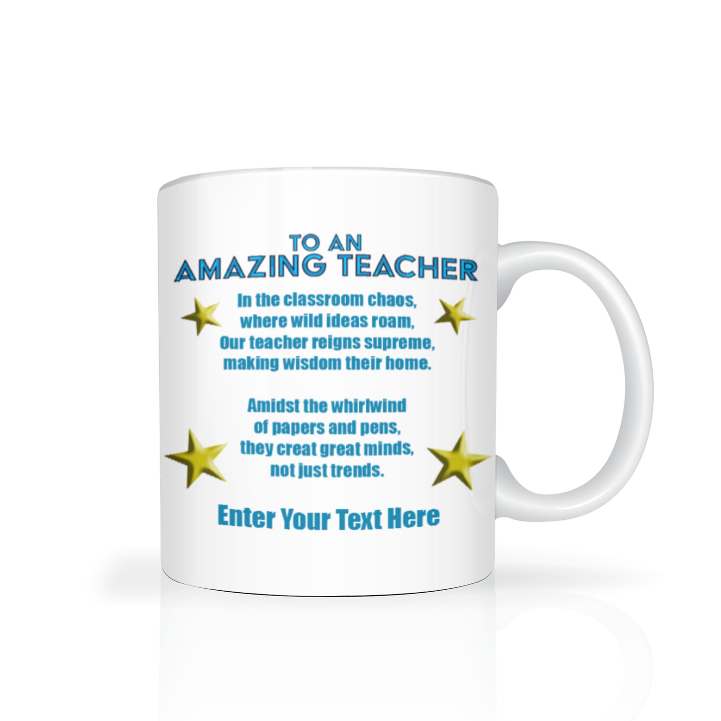 To An Amazing Teacher Two Tone Mug