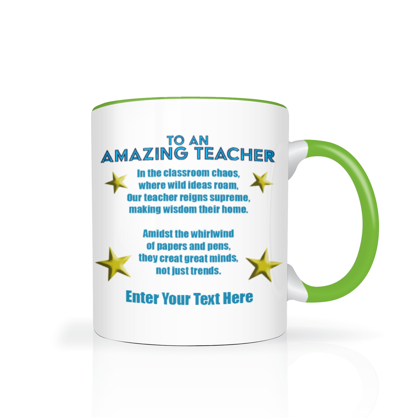 To An Amazing Teacher Two Tone Mug