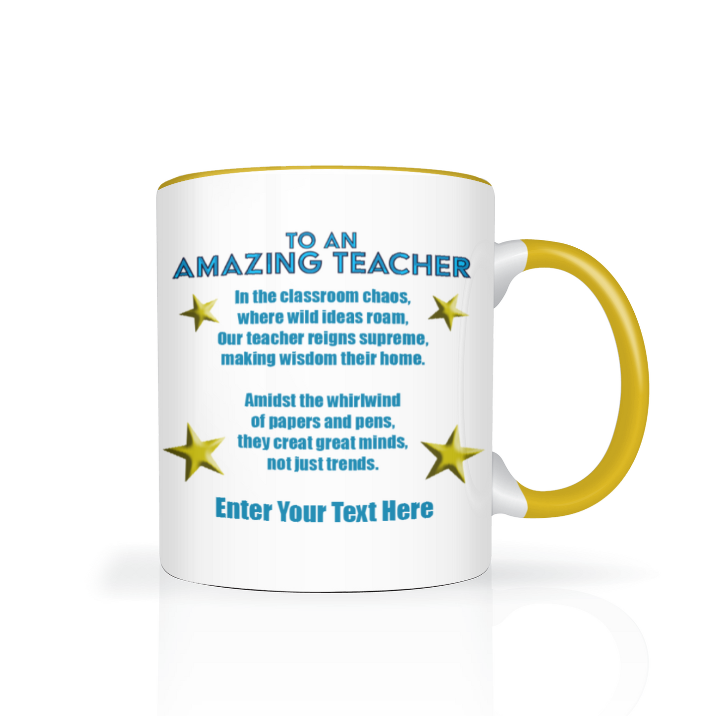 To An Amazing Teacher Two Tone Mug