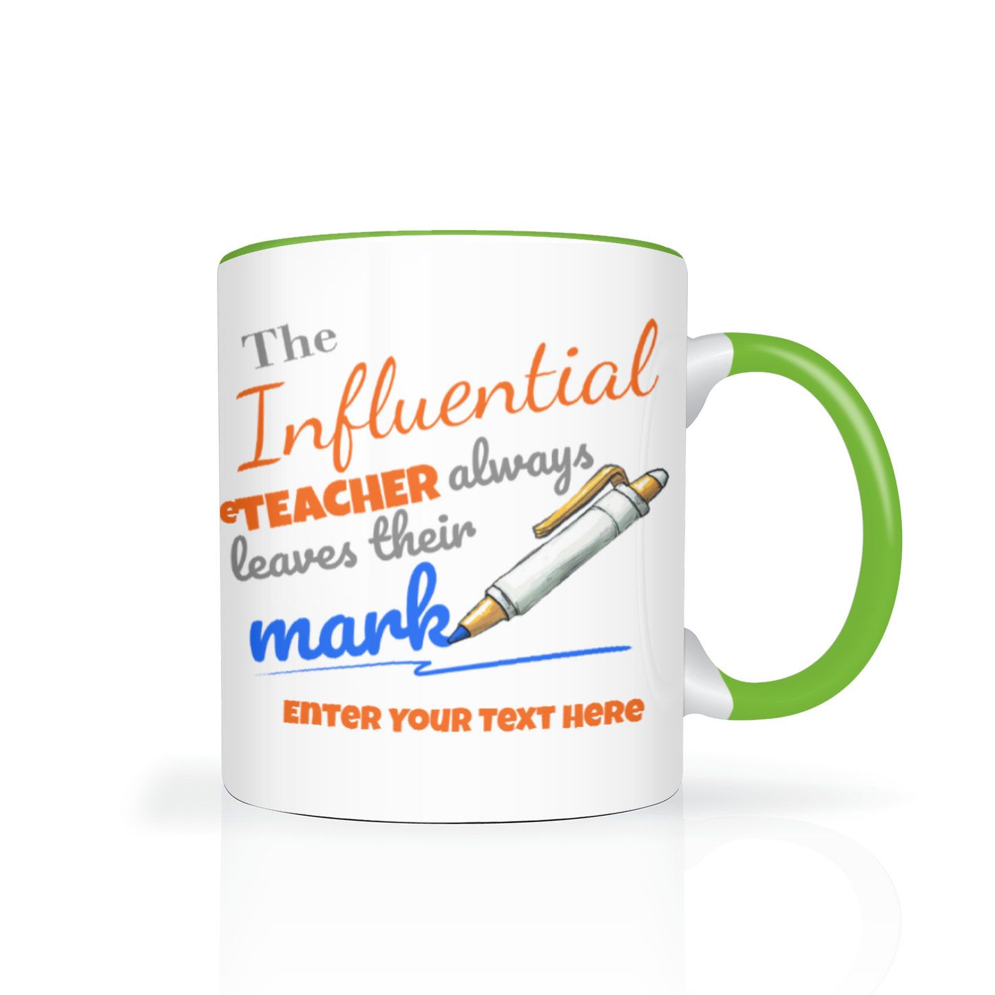 The Influential Teacher Two Tone Mug