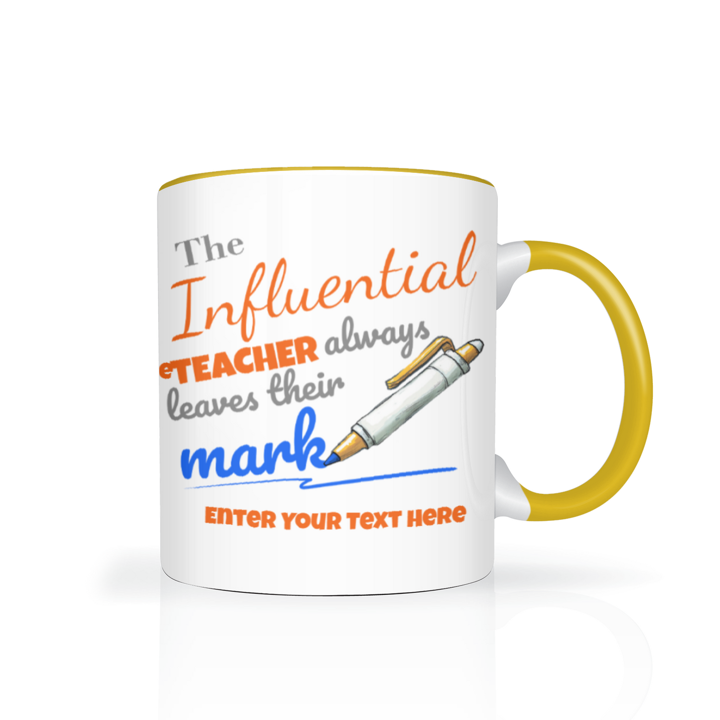 The Influential Teacher Two Tone Mug