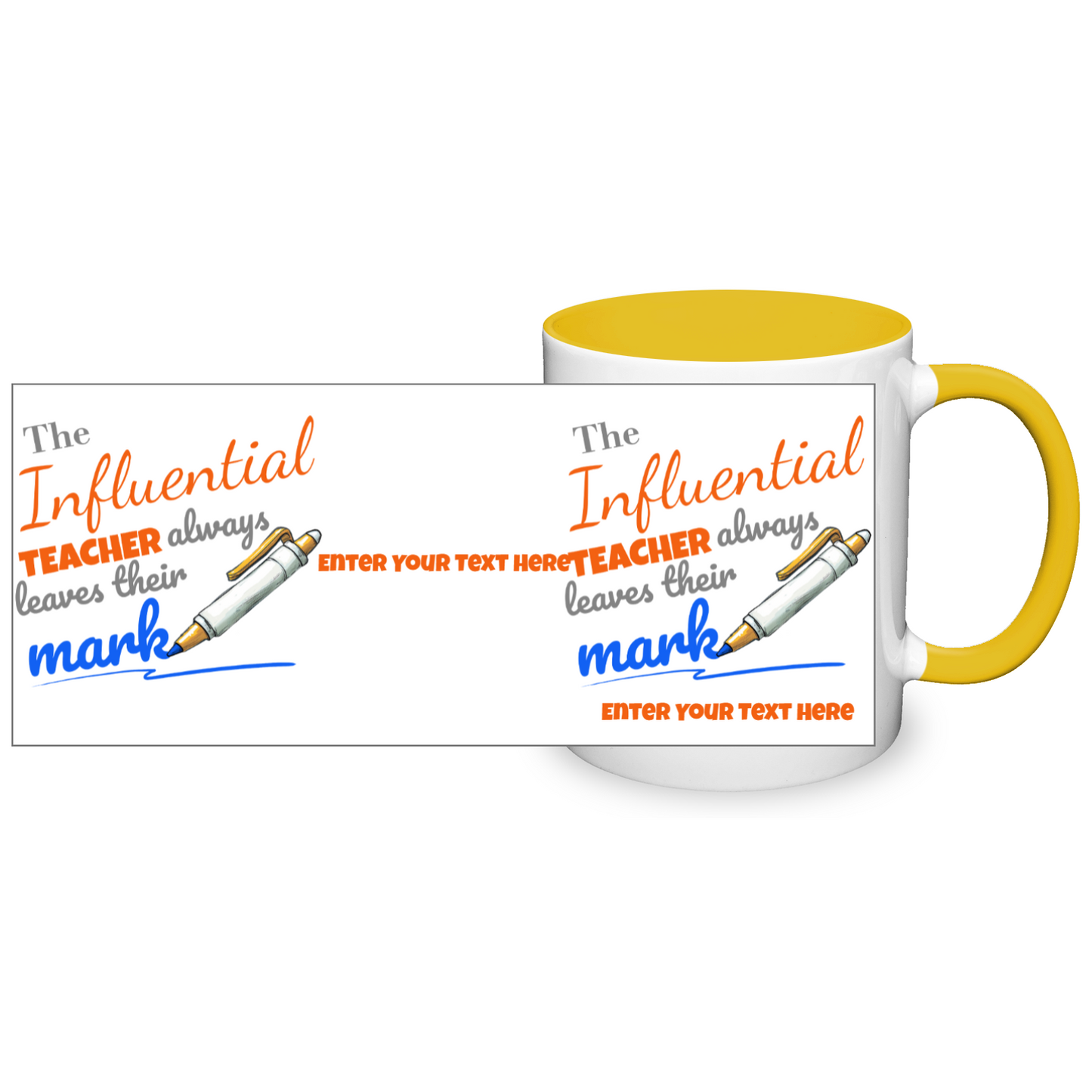 The Influential Teacher Two Tone Mug