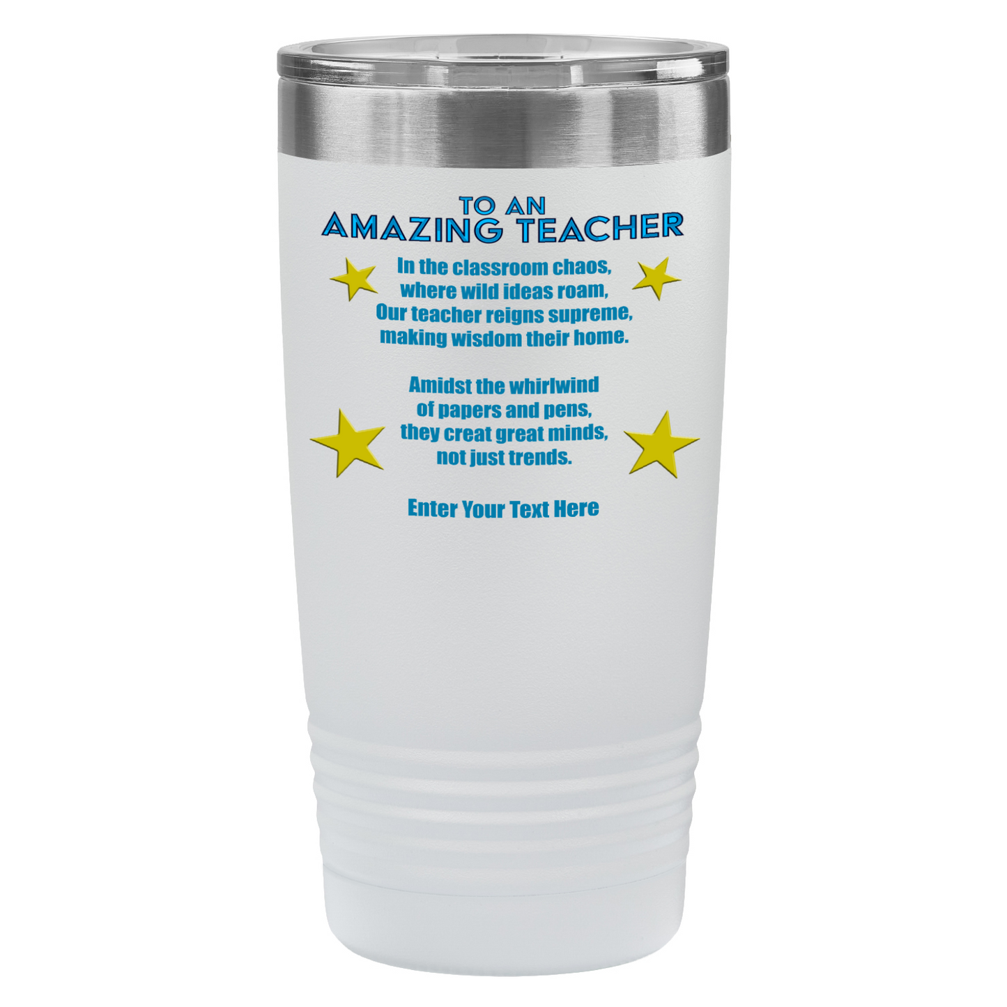 To An Amazing Teacher 20oz UV Tumbler