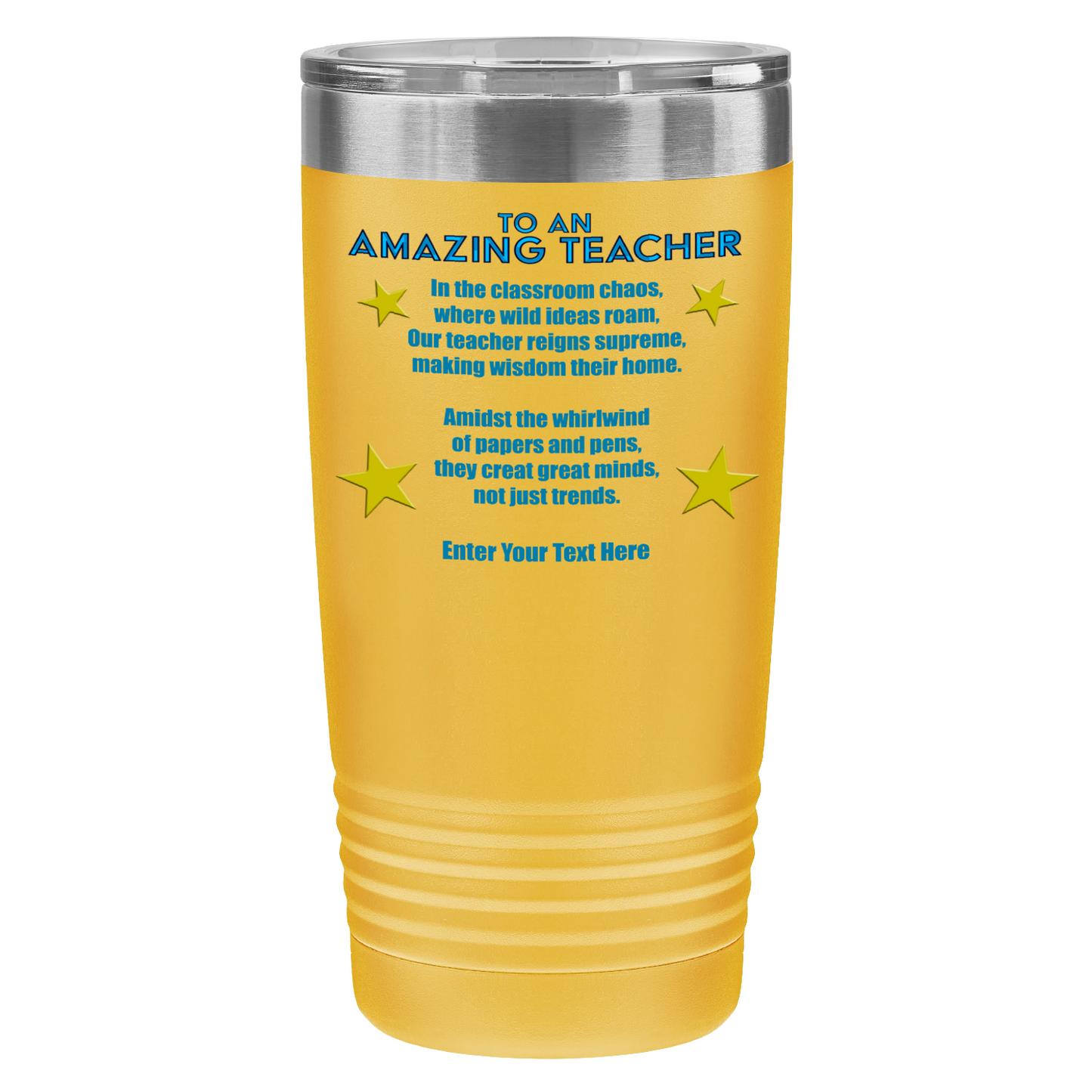 To An Amazing Teacher 20oz UV Tumbler