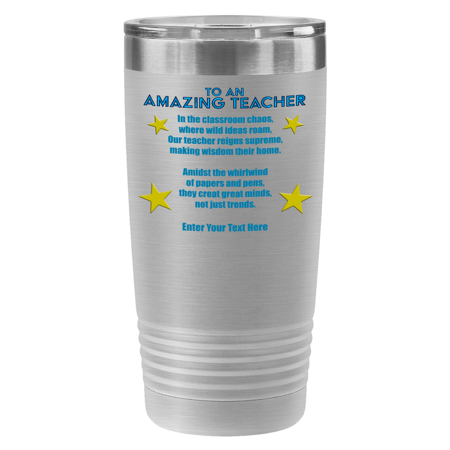 To An Amazing Teacher 20oz UV Tumbler