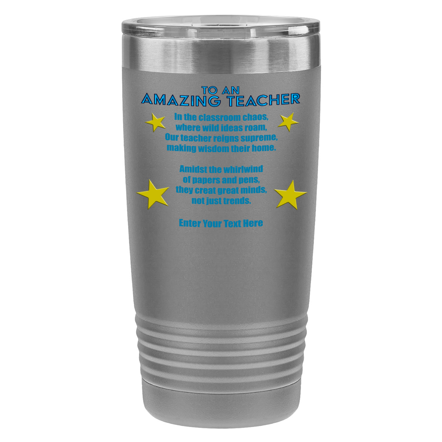 To An Amazing Teacher 20oz UV Tumbler