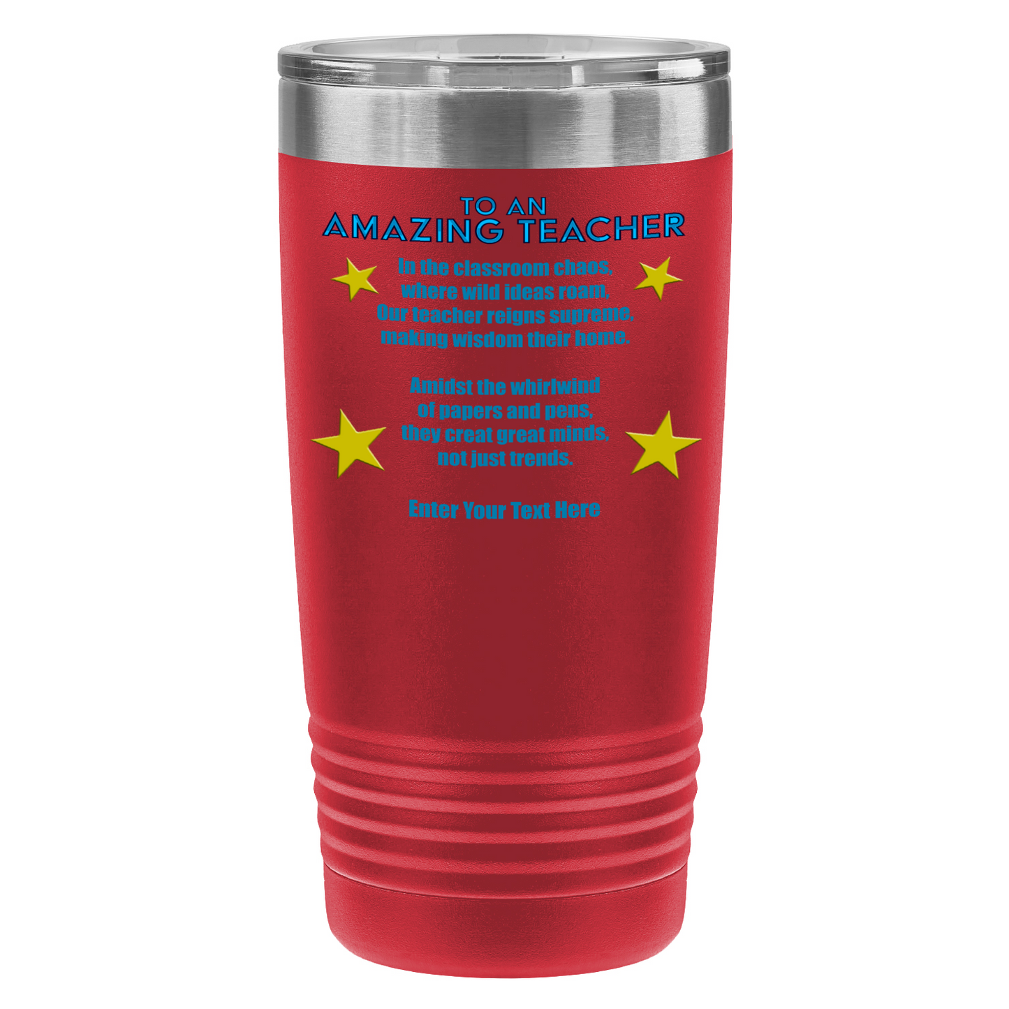 To An Amazing Teacher 20oz UV Tumbler