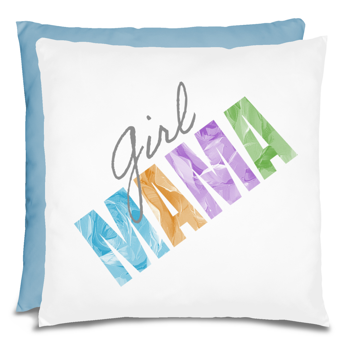 Girl Mama Mother's Day Pillow