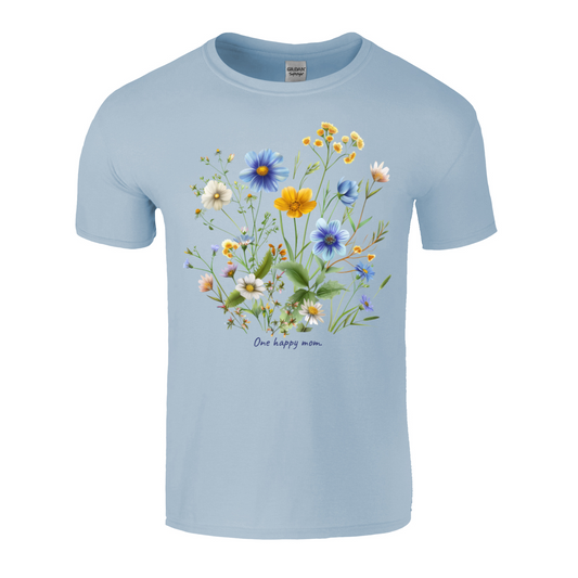 One Happy Mom Mothers Day T-Shirt