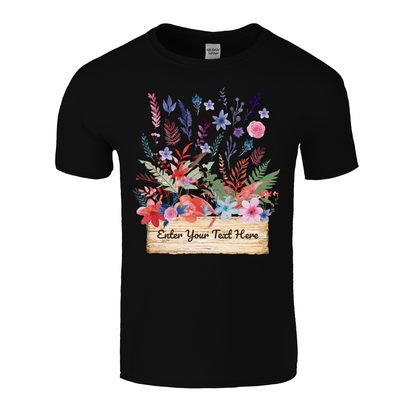 Floral Explosion Personalized T-Shirt